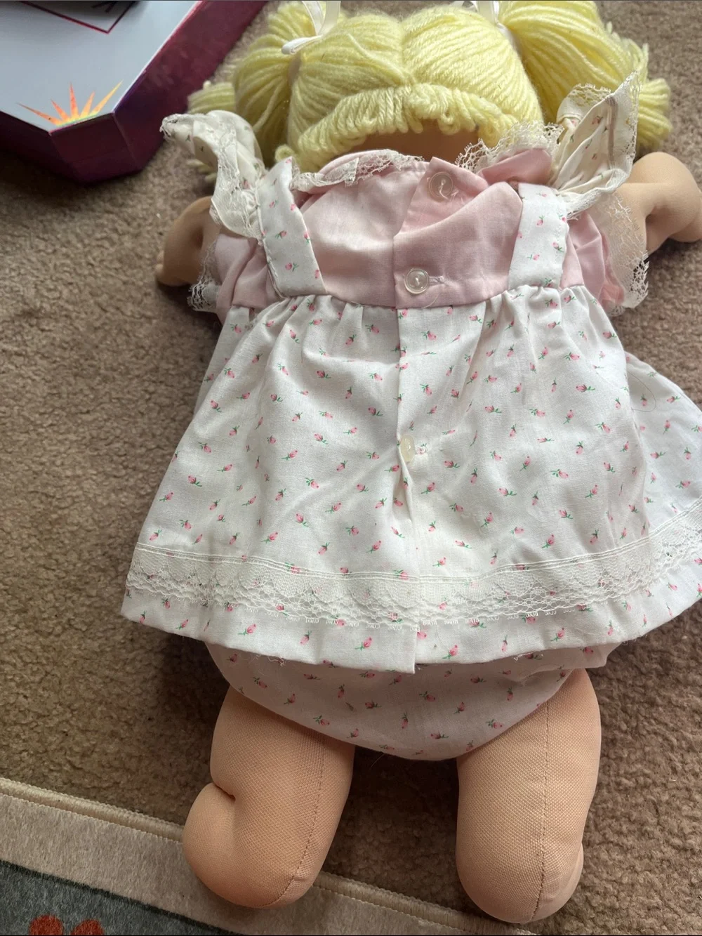 Classic Yellow-Haired Cabbage Patch 1980-1982 Xavier Robert’s doll vintage clean